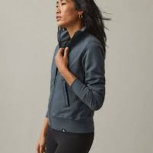 American Giant Moto Full Zip Vintage Indigo Jacket/Sweatshirt Nice but too small